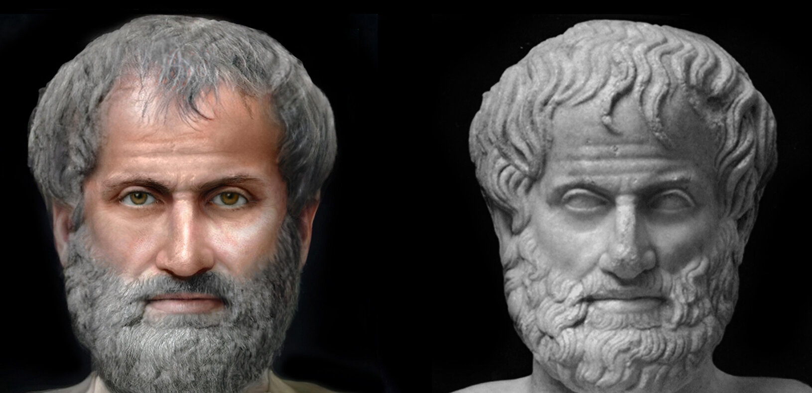 Reconstrucción facial de Aristóteles