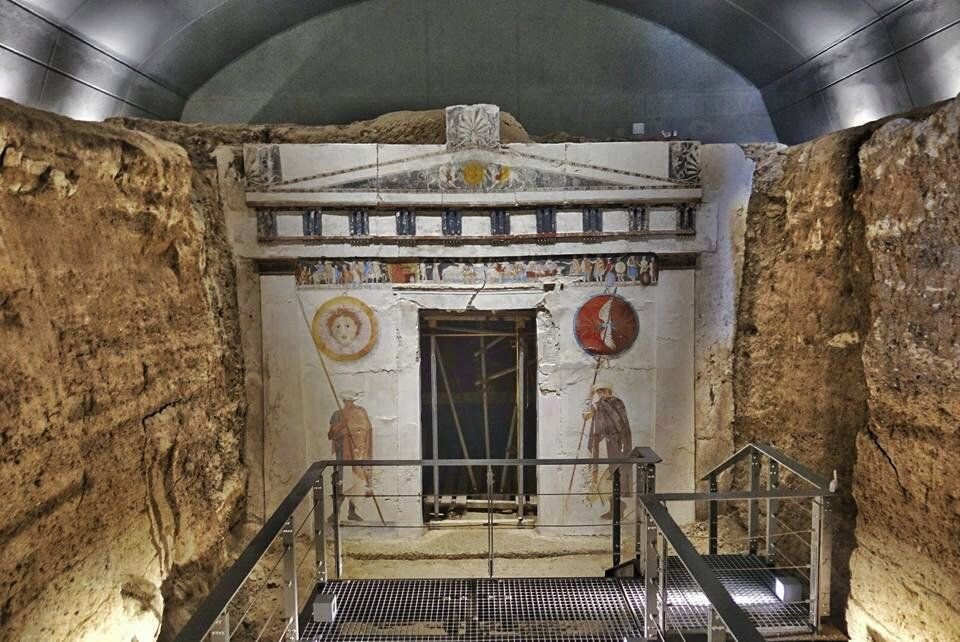 The Magnificent Macedonian Tomb at Agios Athanasios in Thessaloniki