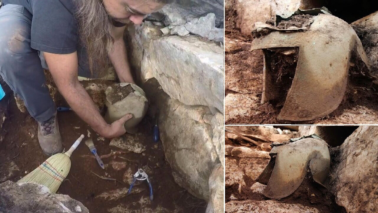  Rare ancient Greek-Illyrian helmet found in Croatia