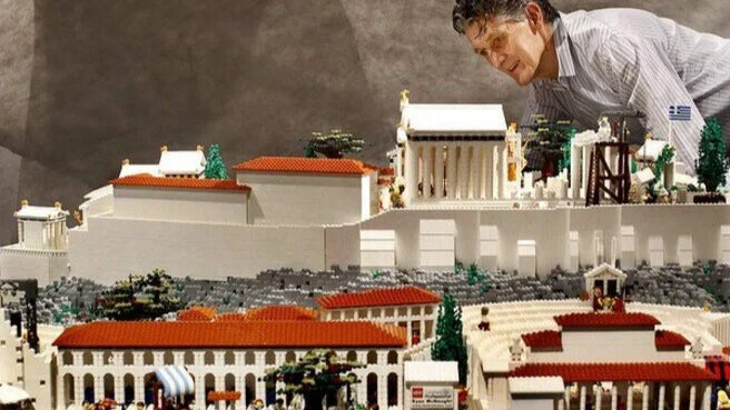 LEGO model of the Acropolis: See the special gift from Nicholson Museum in the Acropolis Museum