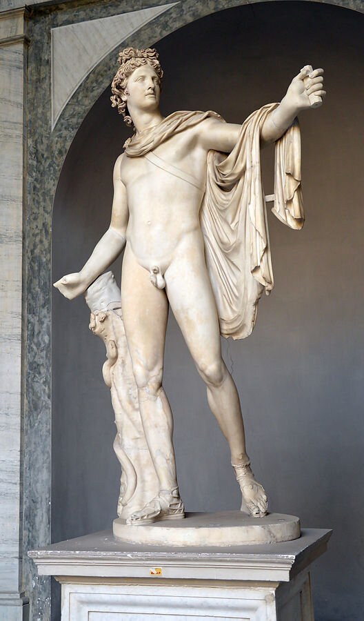 God of light, the Sun, prophecy, philosophy, archery, truth, inspiration, poetry, music, arts, manly beauty, medicine, healing, and plague. The son of Zeus and Leto, and the twin brother of Artemis. His symbols include the Sun, bow and arrow, lyre, swan, and mouse.
