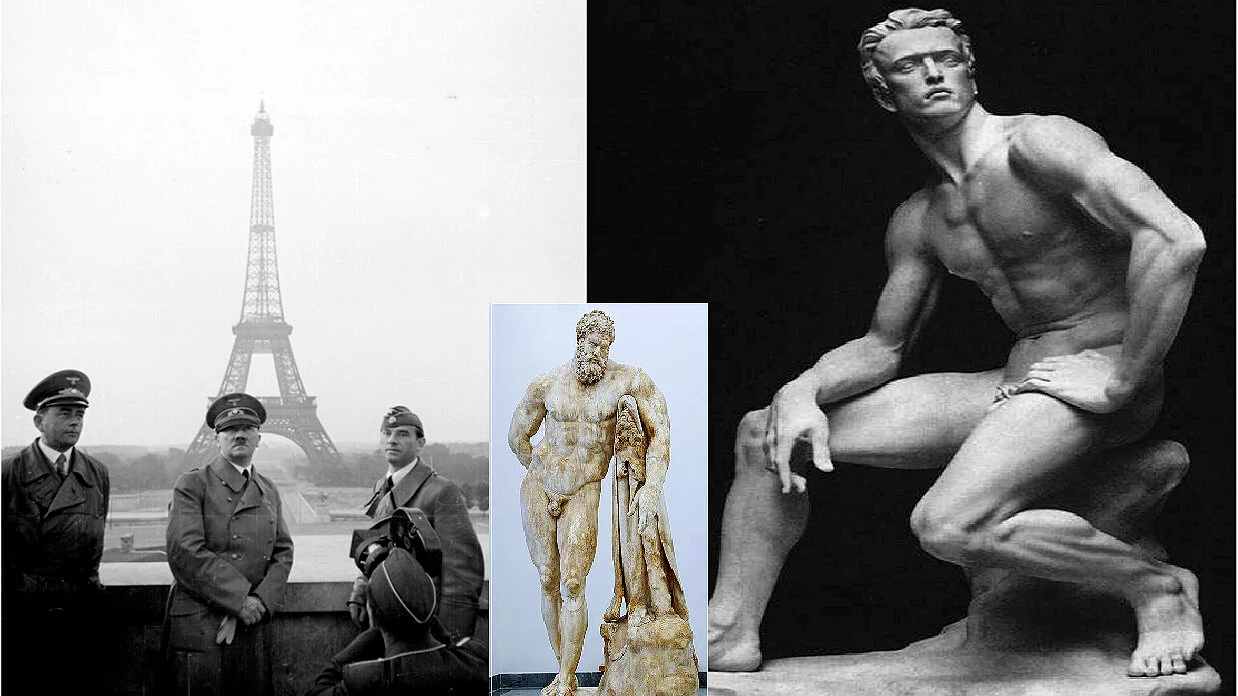 Hitler's admiration for Greek statues and the changes he imposed on art