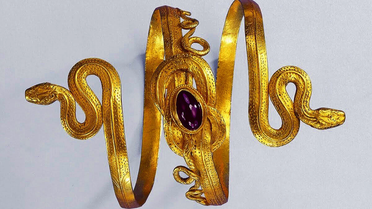 The Rare Hellenistic Snake Bracelet with Herakles Knot