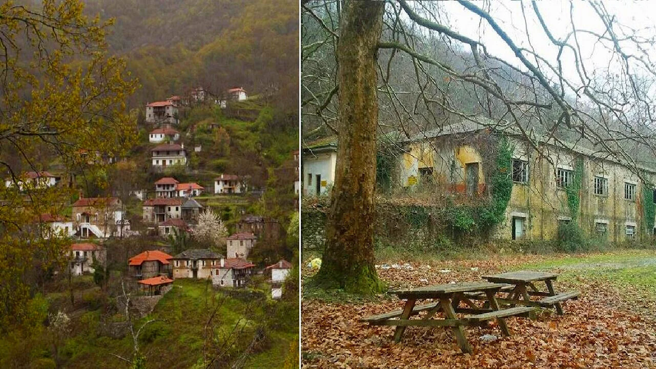 The "haunted" village of Olympus, which still frightens its visitors