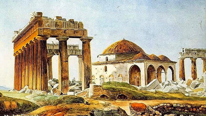 When the Parthenon became a mosque and a powder magazine: looted, bombed, but remaining an eternal symbol