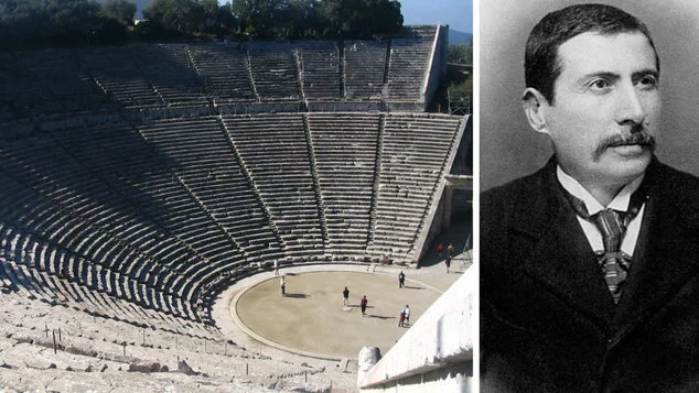 The Greek archeologist who brought to light the Ancient Theater of Epidaurus: paved the way in the forest