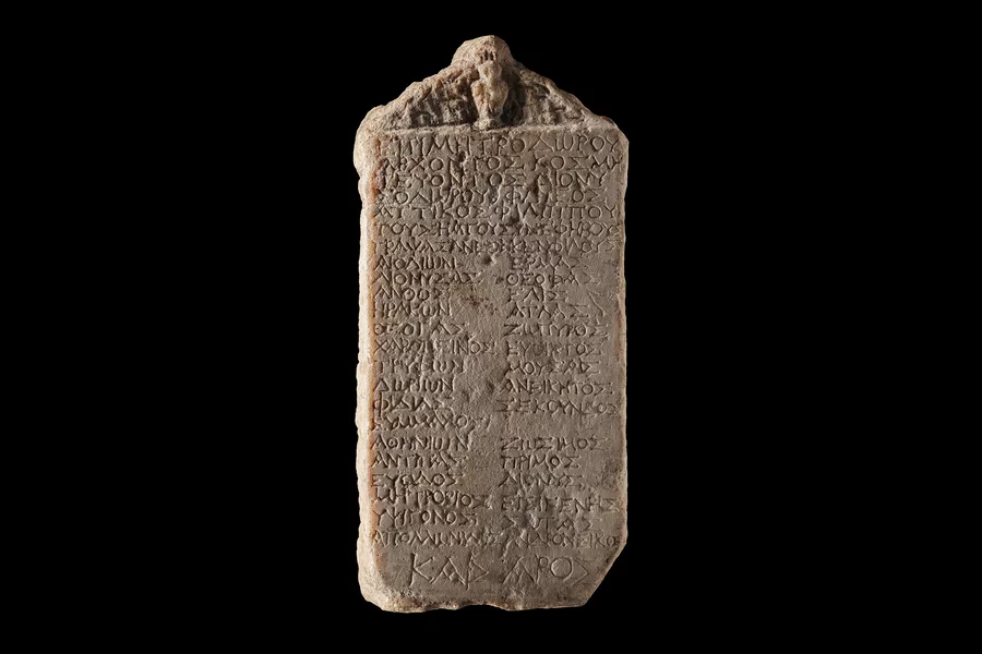 Marble Tablet Ancient Athenian Tablet Turns Out To Be 2,000-Year-Old Graduation Yearbook