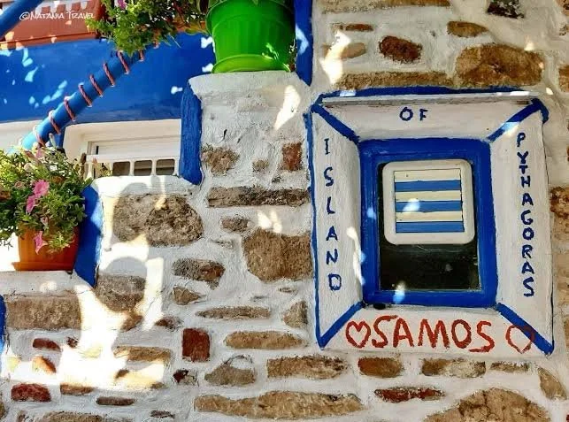 Pythagorean Symbols in Samos Village Icons