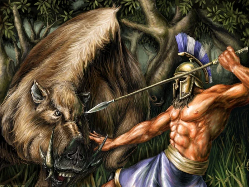 Hercules_catching_the_Erymanthian_Boar.webp