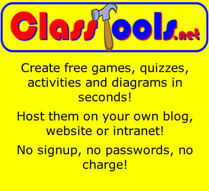 Class Tools Create free educational games and tools in flash practical pedagogies.