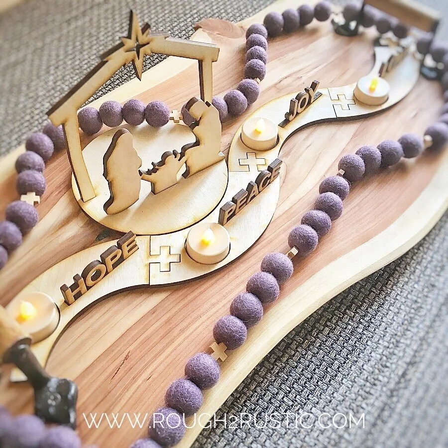 Rough2Rustic Advent Decor