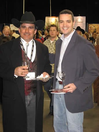 Shawn and Bobby Champion, State Coordinator for Wine markers