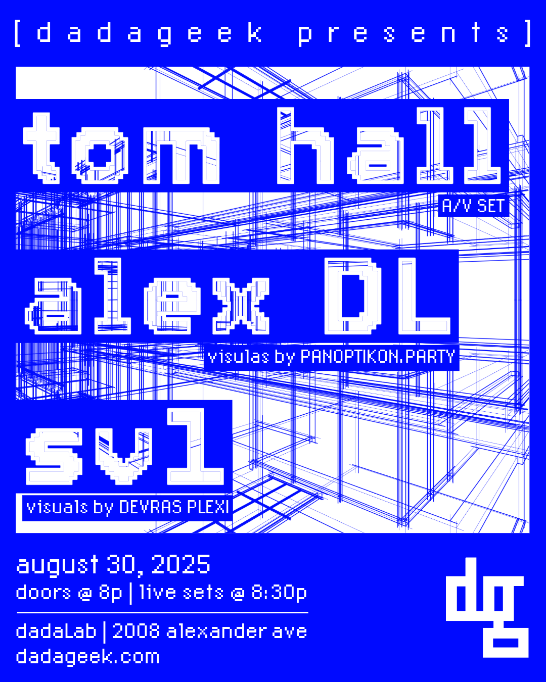 dadageek presents: TOM HALL | ALEX DL | SV1