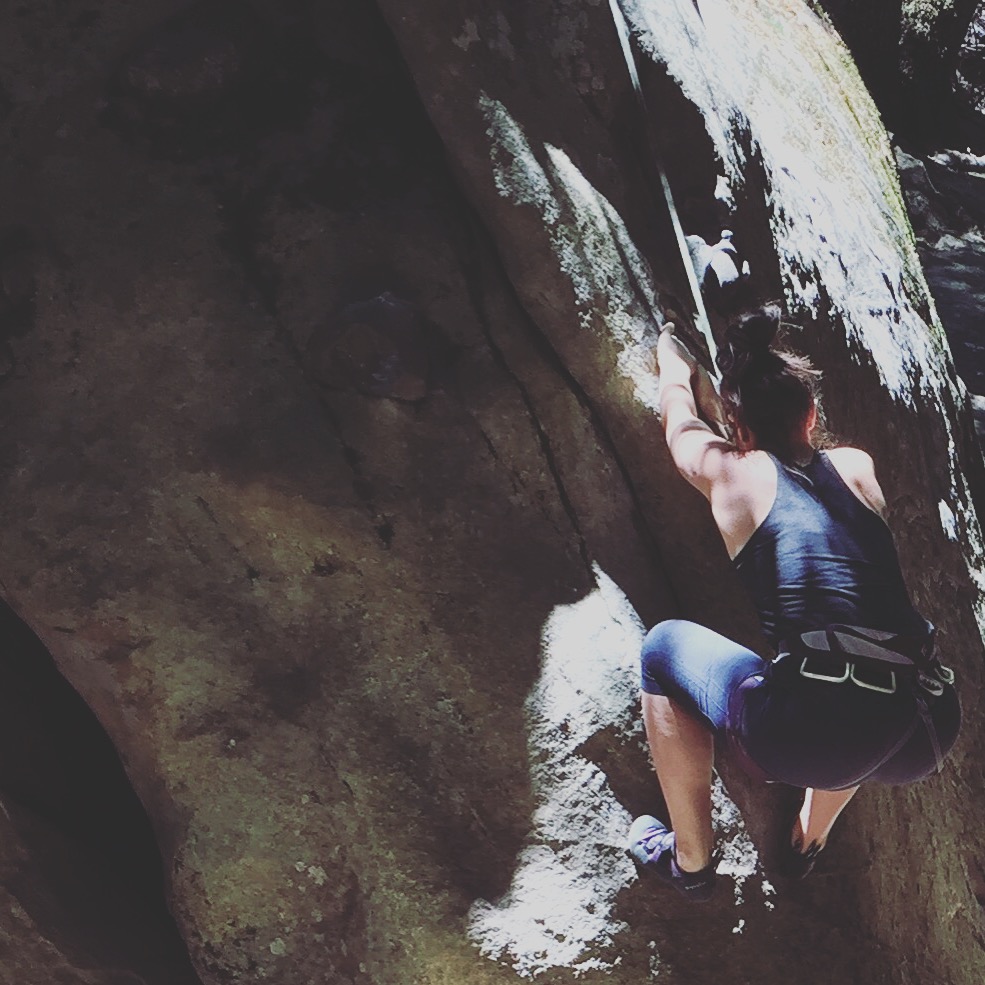 Planning my ascent. 