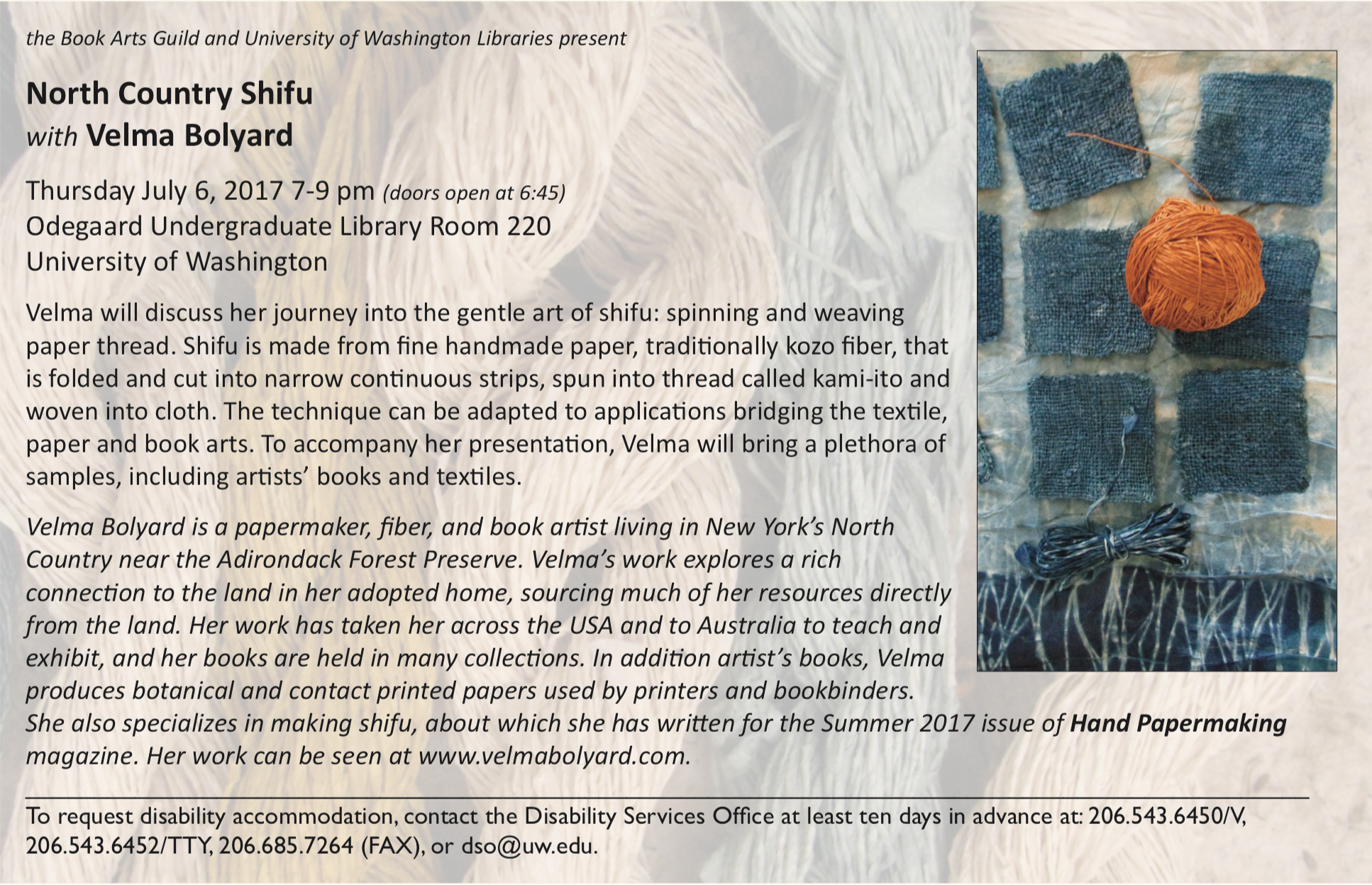 North Country Shifu, lecture