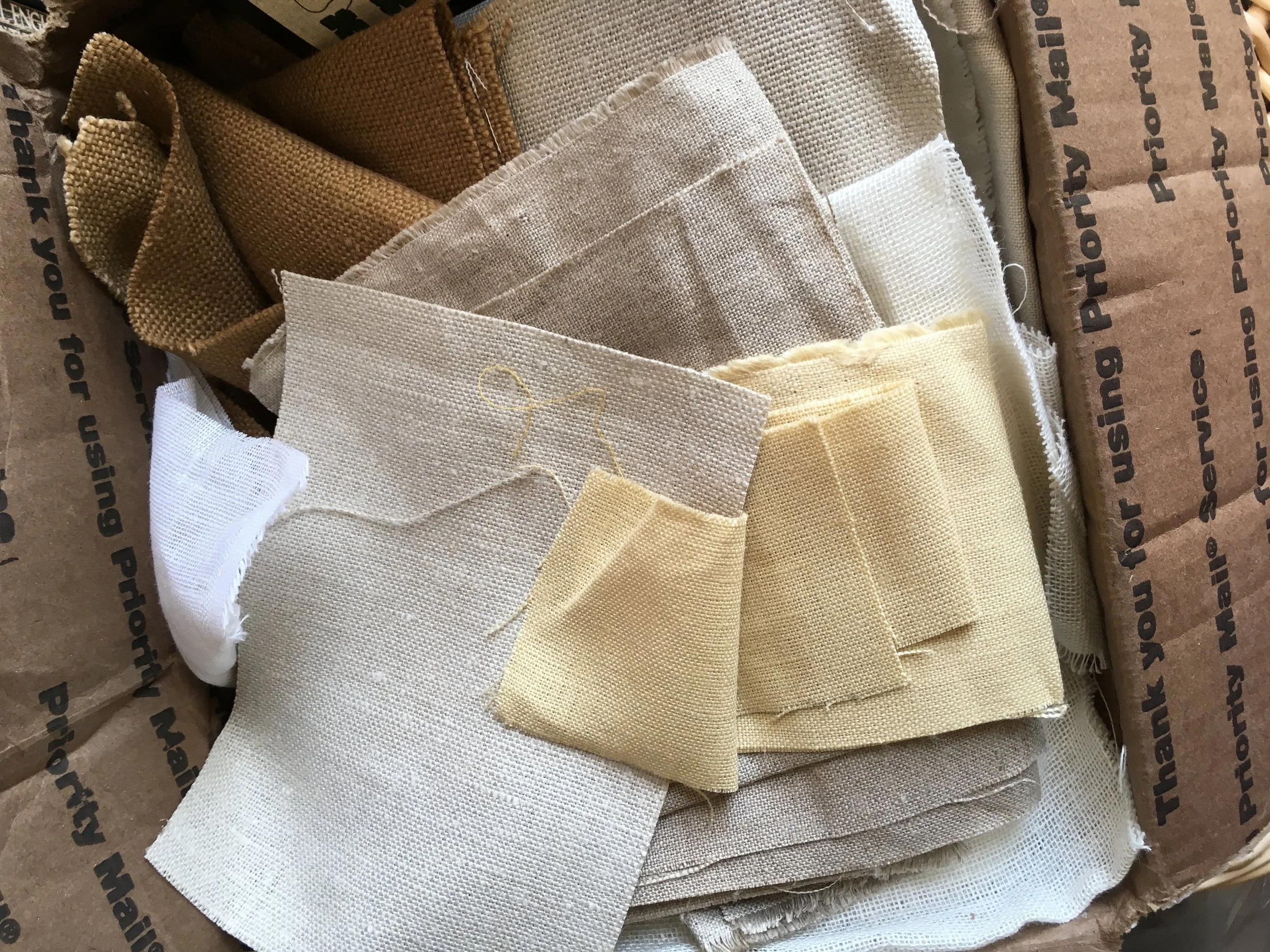 linen off cuts
