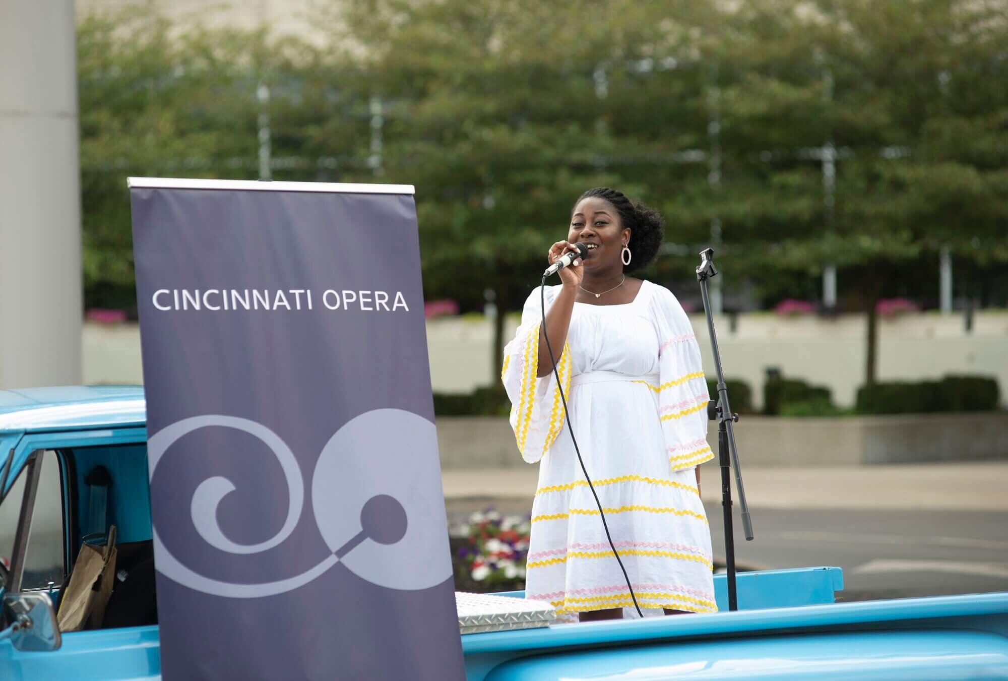  Soprano Victoria Ellington performed a selection of opera such as “Summertime” from The Gershwins’  Porgy and Bess , and other favorites like “He’s Got the Whole World in His Hands.” 