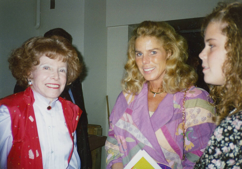  Patricia Corbett (left), renowned Cincinnati arts patron, was an important mentor for Beggs. 