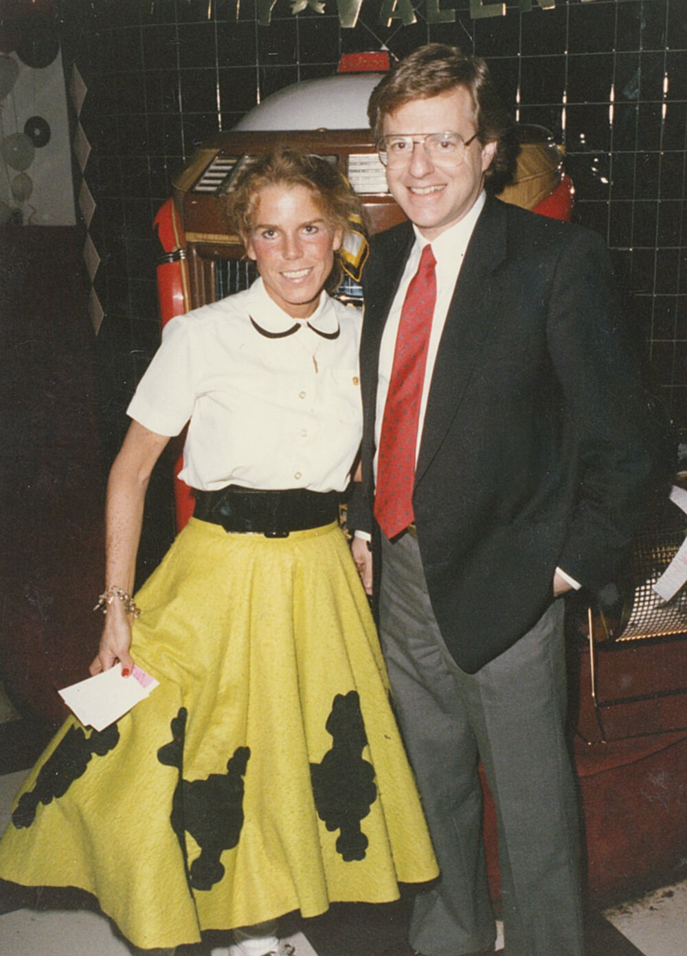  Patty is photographed at a Cincinnati Opera fundraiser with Jerry Springer, former Cincinnati mayor and television host. 