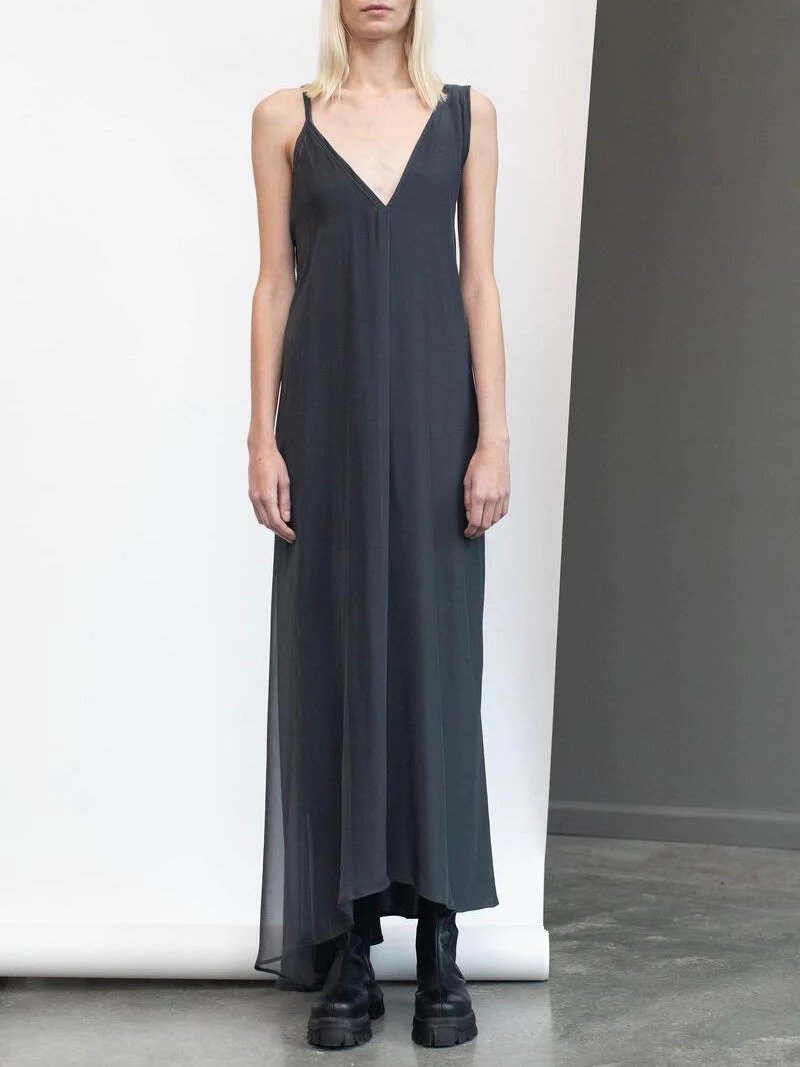 Deep V-Neck Gown by NFP