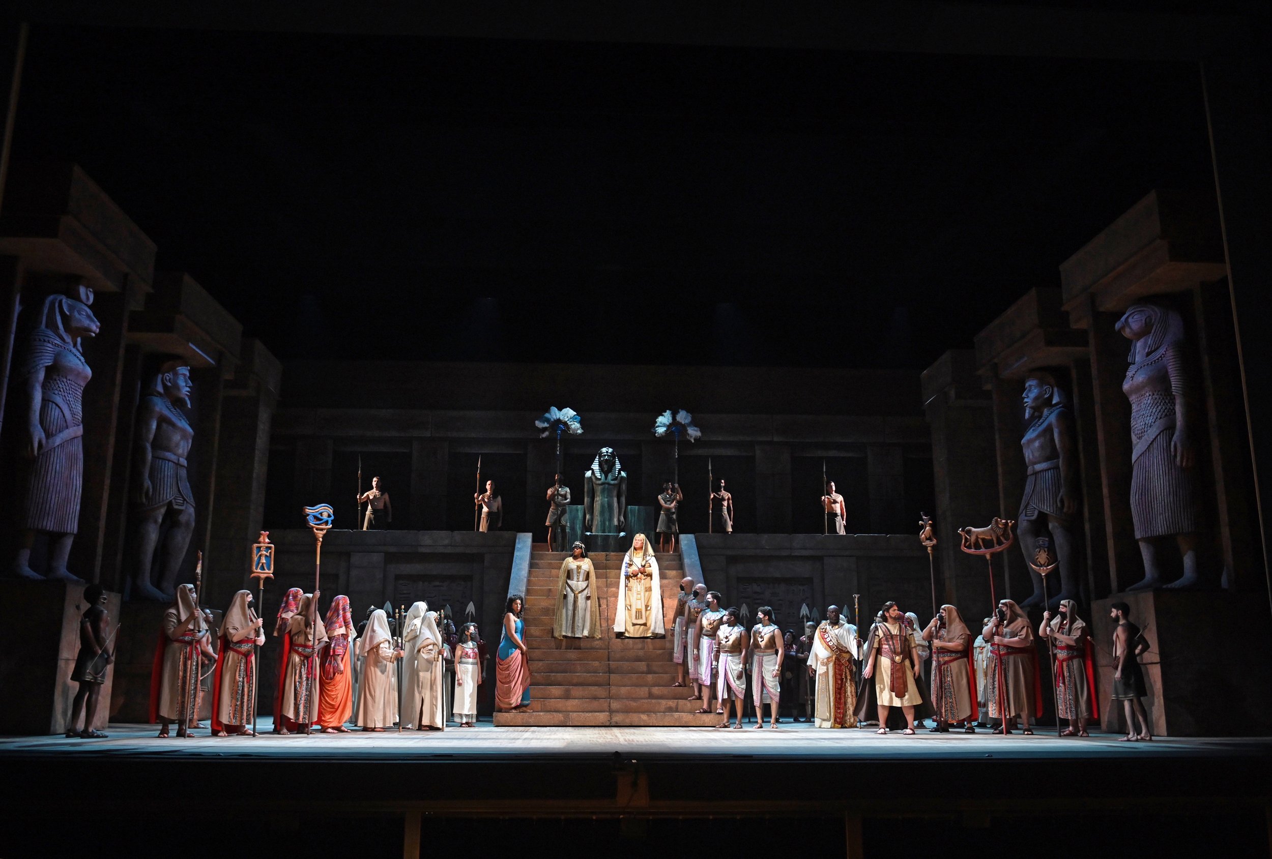  Cincinnati Opera’s 2022 production of Giuseppe Verdi’s  Aida . Photo by Philip Groshong. 