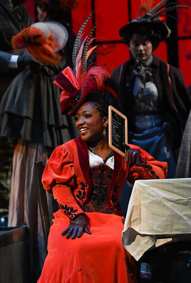  Raven McMillon as Musetta. Photo by Philip Groshong. 