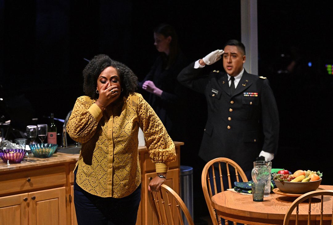 Aishah (Briana Elyse Hunter) and Lt. Gonzalez (Armando Contreras)