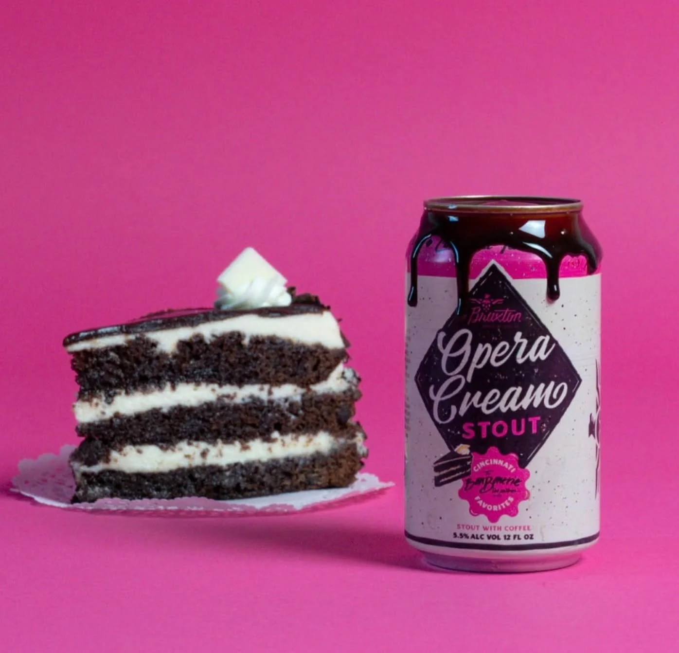 Opera isn't all drama! In fact, it can be quite sweet. See (and taste) for yourself this Saturday, October 4, at OPERA FEST happening at all @braxtonbrewco locations beginning at 11 a.m. Enjoy Opera Cream Stout flights and a @bonboneriecincy Opera Cr