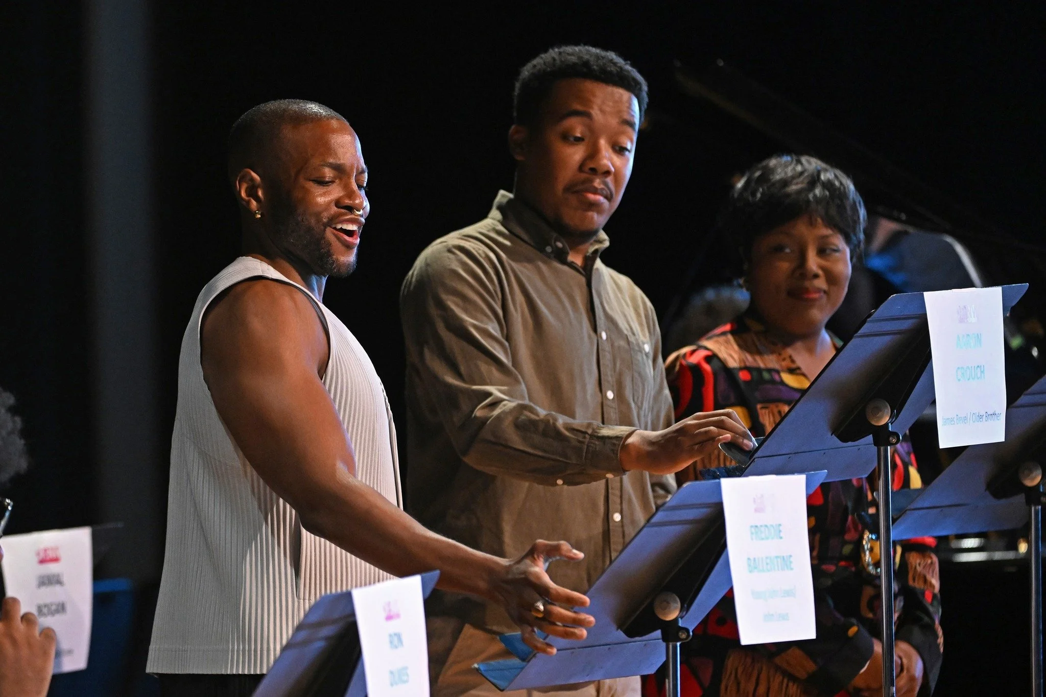 Behind every great opera are moments like this. 
Through Opera Fusion: New Works, our collaboration with the University of Cincinnati College-Conservatory of Music (CCM), we recently hosted a workshop for the soul-stirring new opera JOHN LEWIS: GOOD