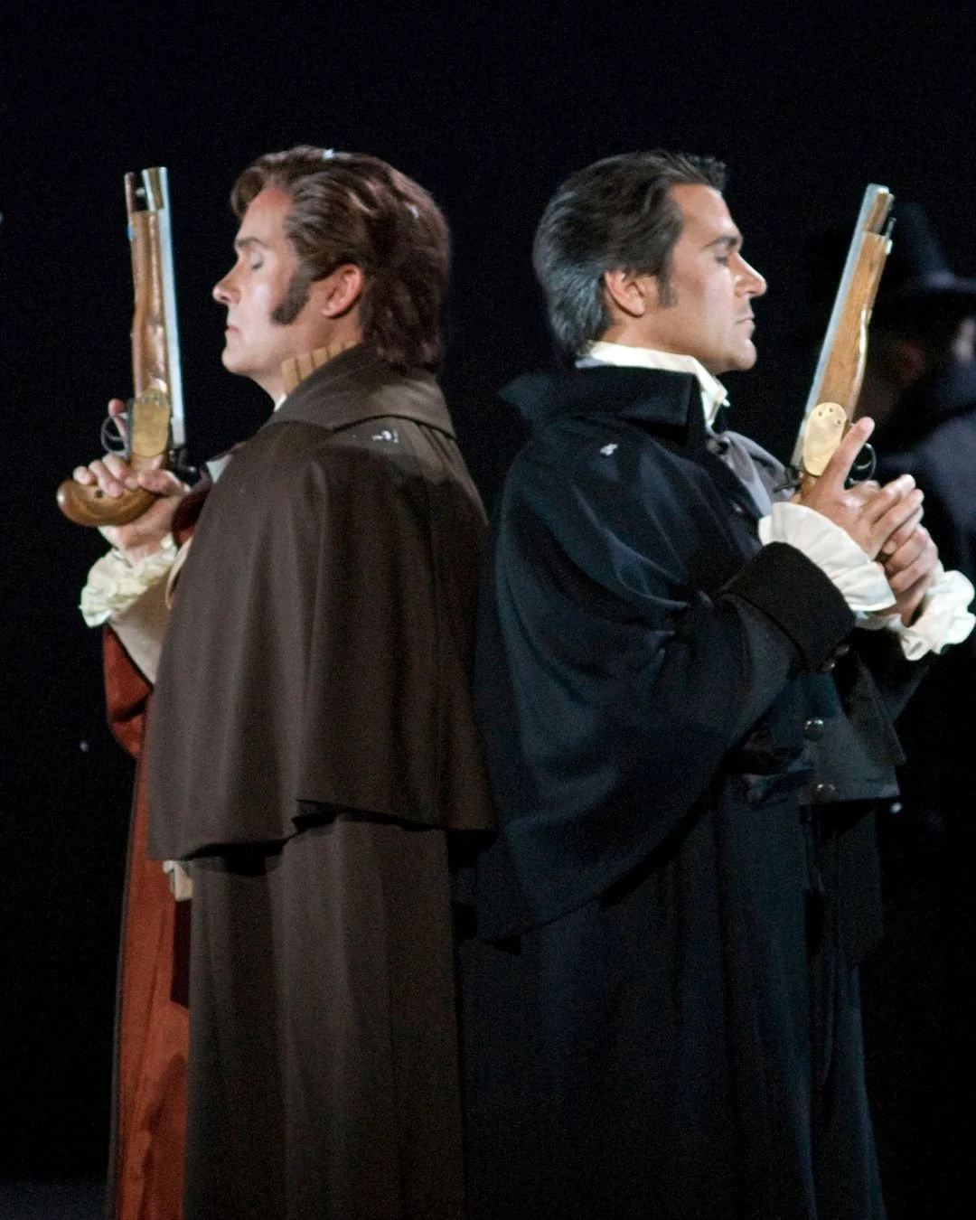 ⏰ It's time for the Weekly Opera Rewind, where Cincinnati Opera history takes the spotlight. Join us each week as we pull a gem from our photo archives to relive a moment worth applauding. 👏

Pictured: Tenor William Burden as Lensky and baritone Nat