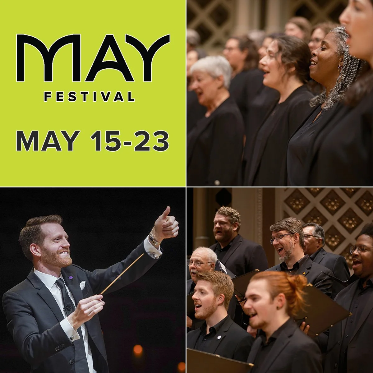 Happy May! This time of year brings the power of the human voice front and center with Cincinnati's very own May Festival.  Check out the fantastic season our fellow residents of Music Hall have in store. You'll even hear a couple of Cincinnati Opera