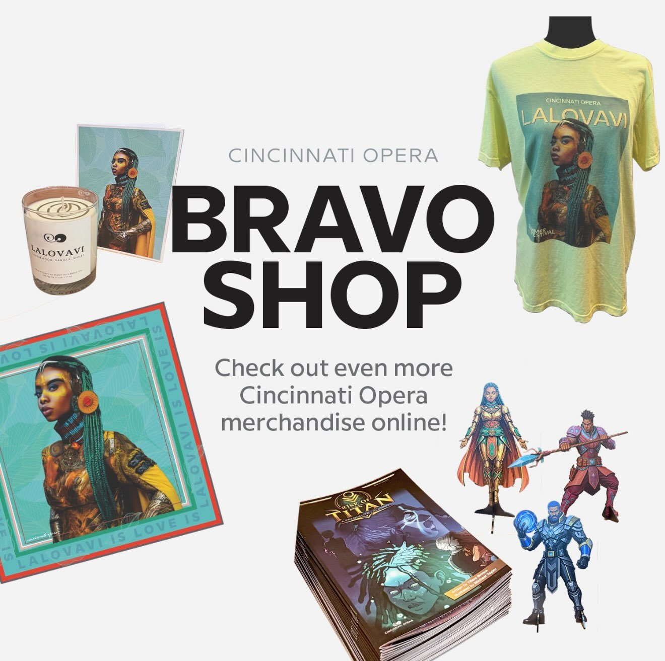 Whether you joined us for LALOVAVI or couldn&rsquo;t make the performance, you can still feel the love.
Discover exclusive LALOVAVI merchandise, gifts, apparel, and keepsakes from the Bravo Shop&mdash;all available online. Find your next favorite pie