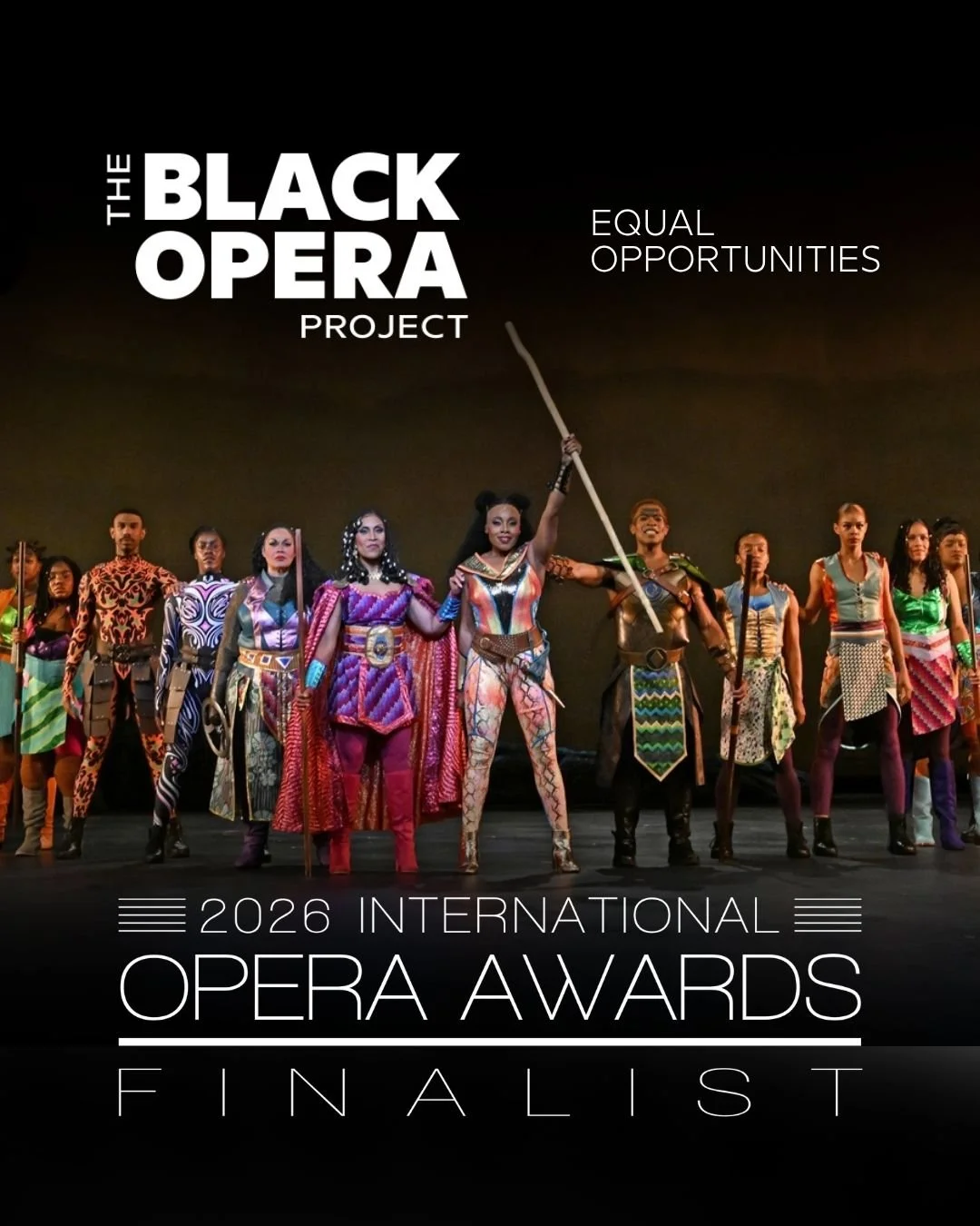 We were thrilled to learn we've been named a finalist in the 2026 International Opera Awards! Our groundbreaking commissioning initiative, The Black Opera Project, is a finalist in the "Equal Opportunities" category.

Congrats too to Cincin