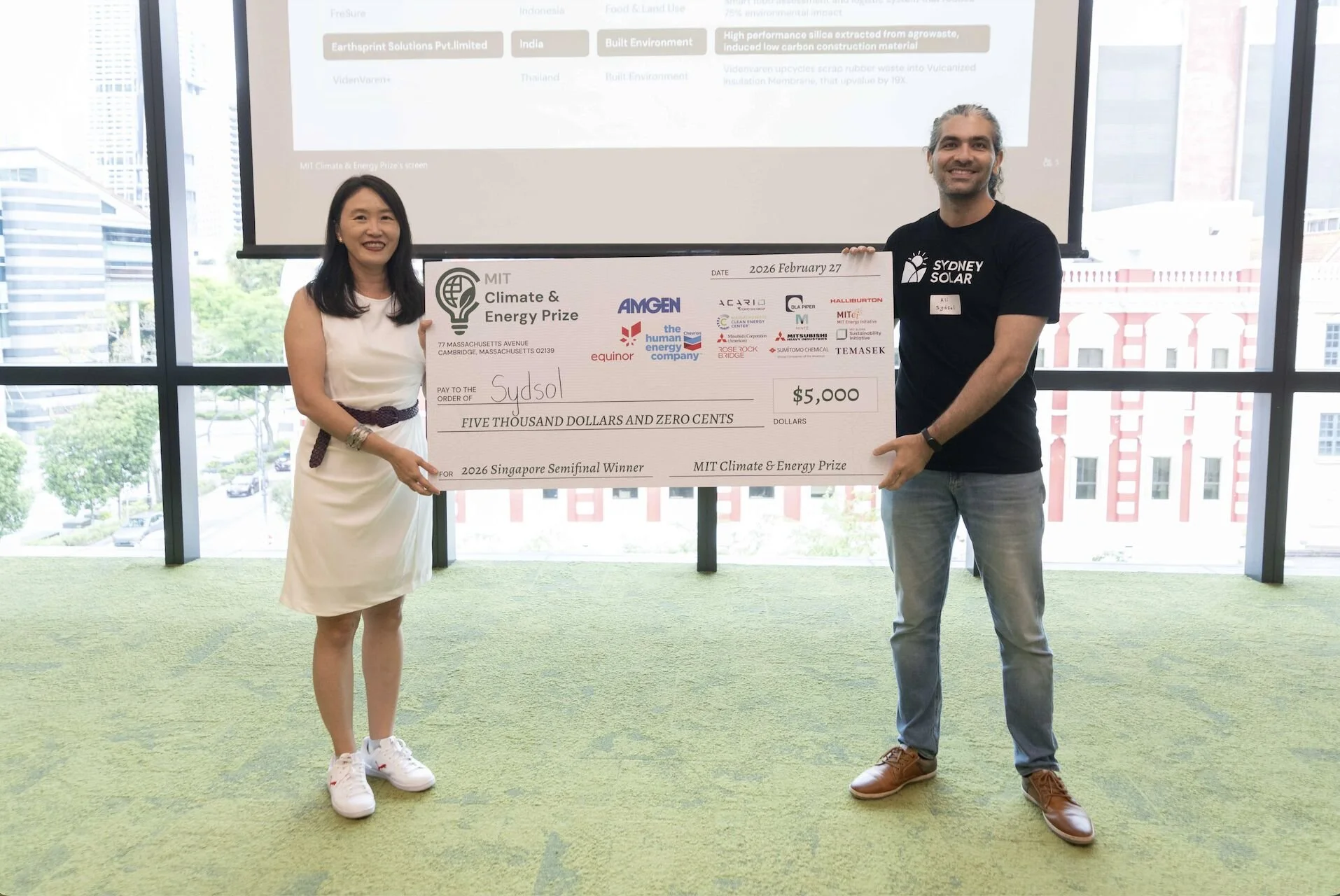 $5k Singapore Semi-fininalist: SydSol