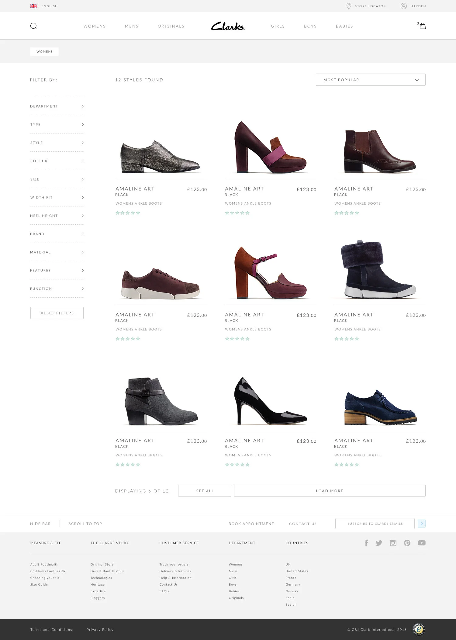 clarks mcarthur glen appointment