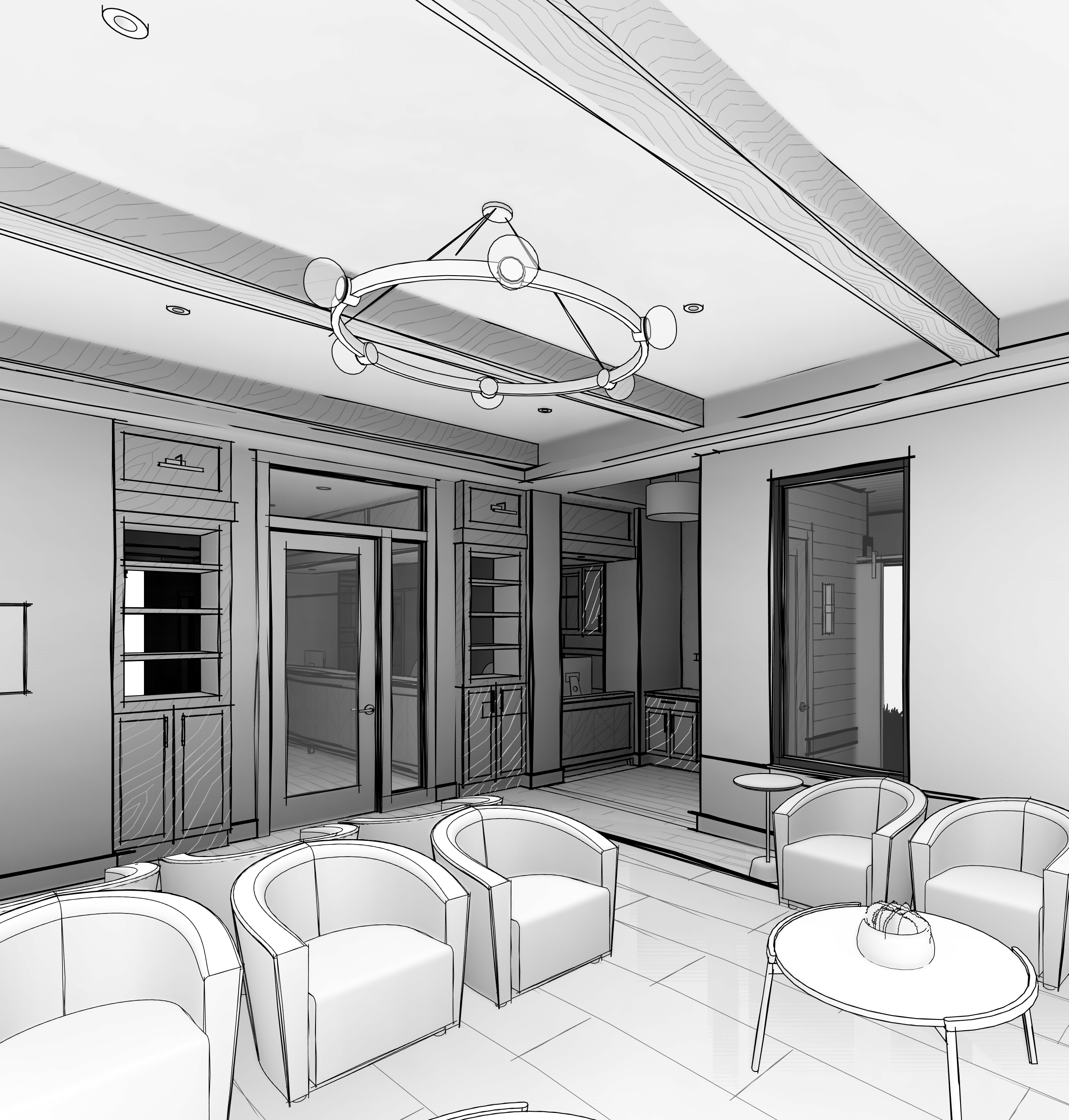 La Vernia Dental_ - 3D View - 02 WAITING ROOM - VIEW TO CHECK-IN.png