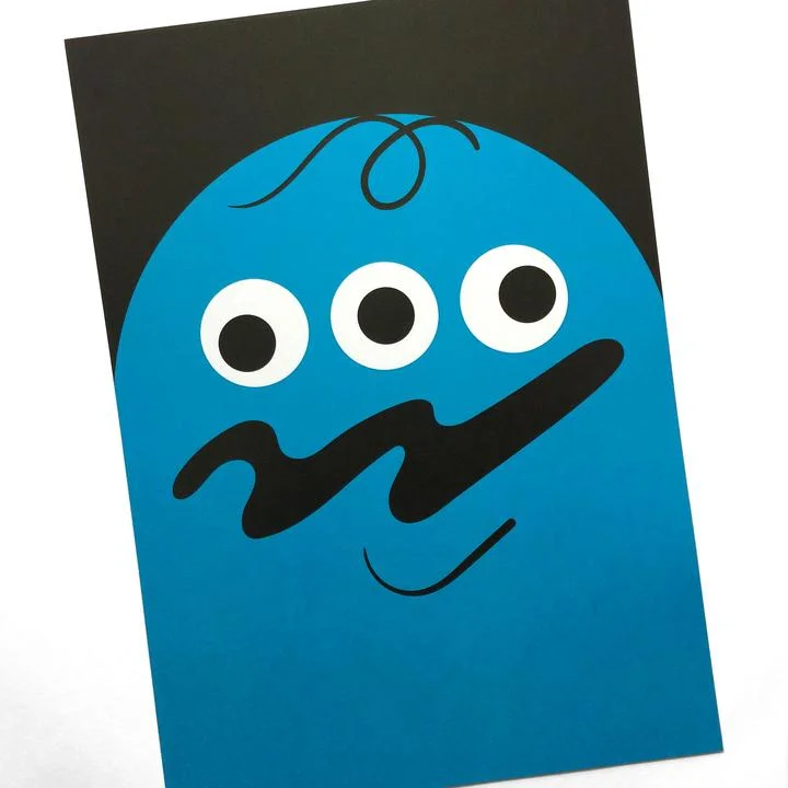 KROG - Art Print (BLUE)