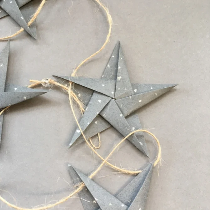 Origami Star Bunting