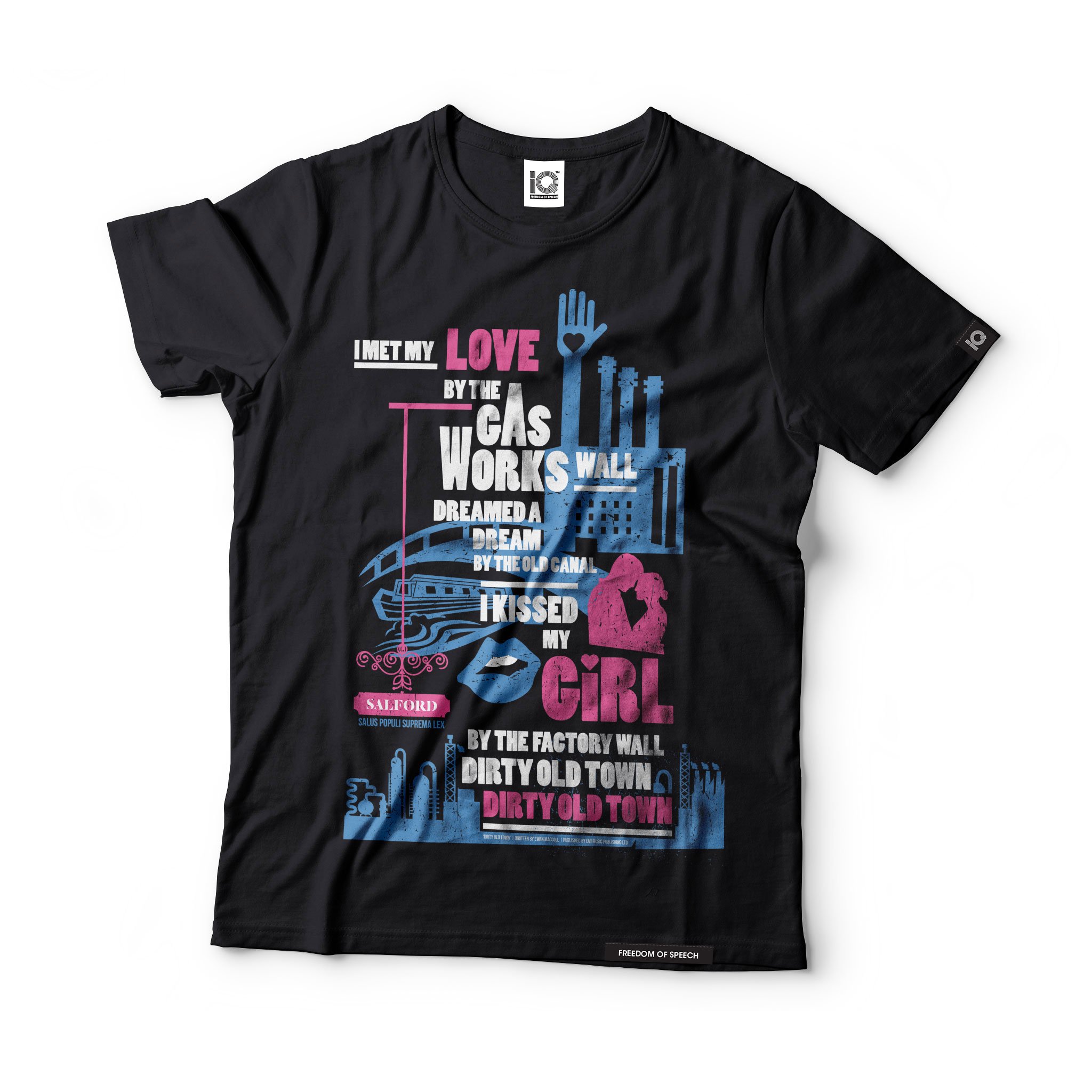 We Are IQ "Dirty Old Town" T Shirt