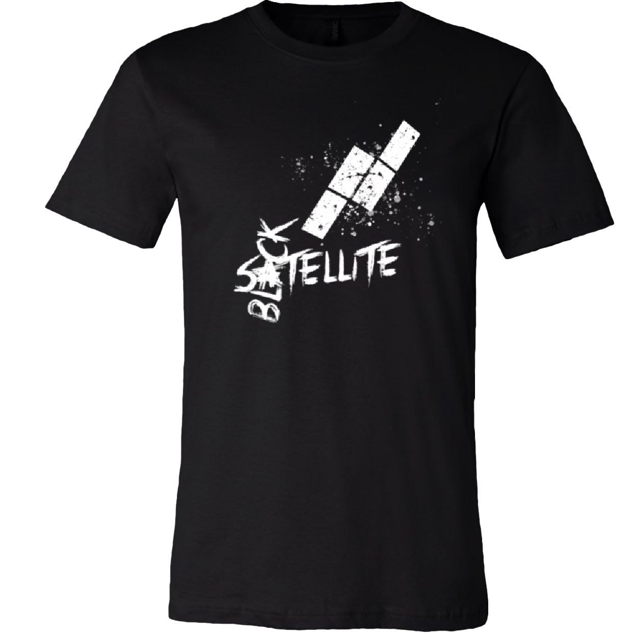 Black Satellite Splatter Logo Tee.PNG