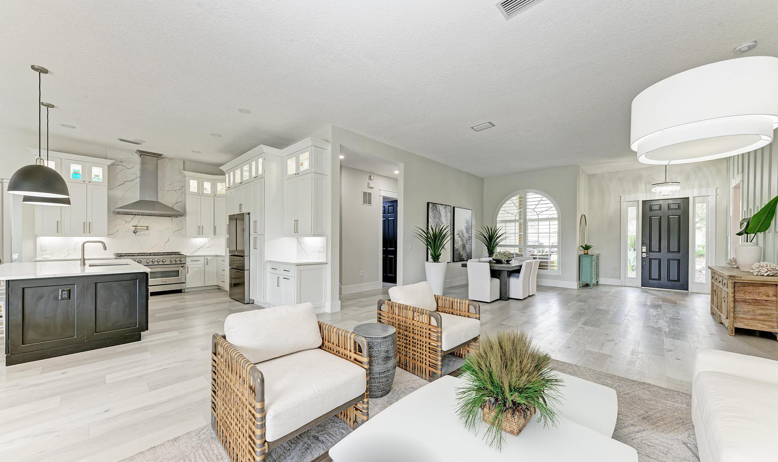 Sarasota Lakewood Ranch home remodel featuring kitchen renovation and redesigned open concept interior layout