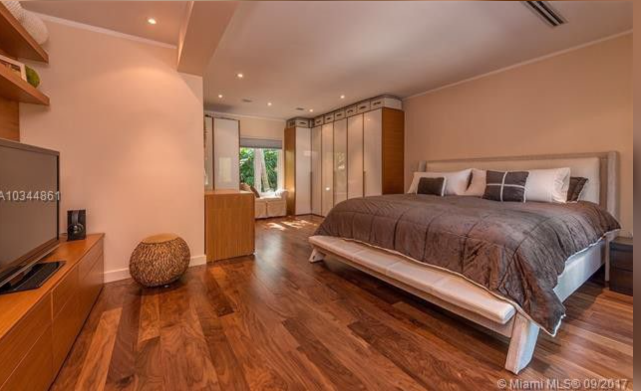 Venetian Islands Miami luxury home remodel bedroom interior design concept