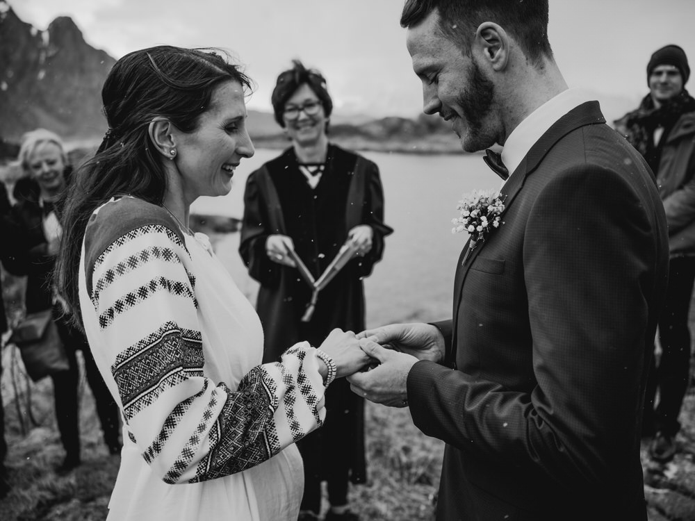 Snowy Svolvær Ceremony