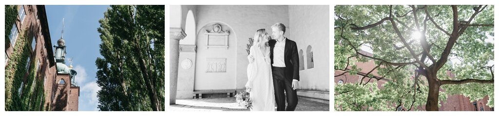 Bröllopsfotografering i stockholm stadshuset