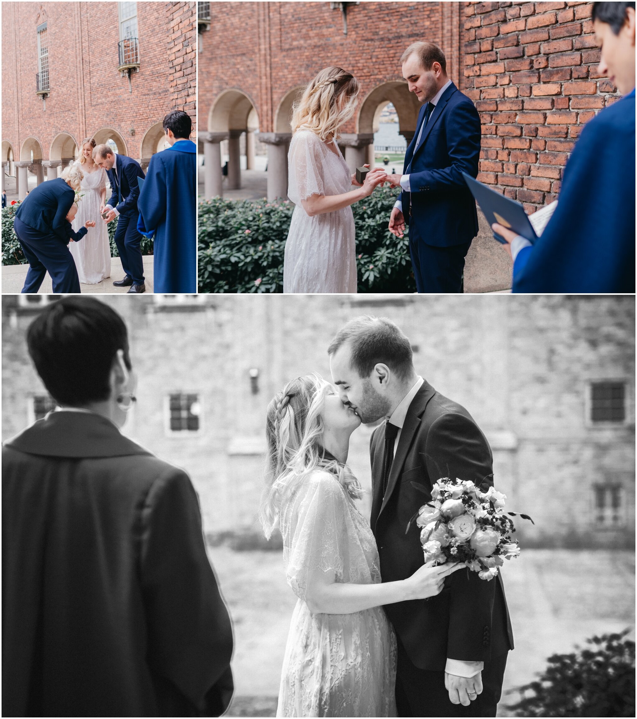 bröllopsfotograf stadshuset stockholm bröllopsbilder