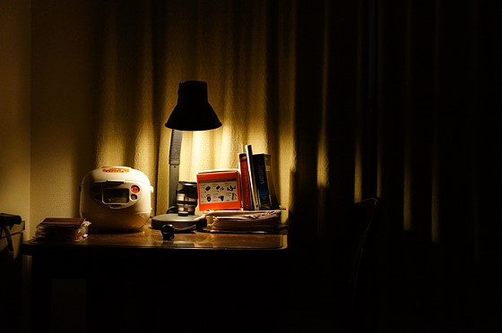 If you walk into a room like this, you may see it as completely lit. A camera sees it differently.