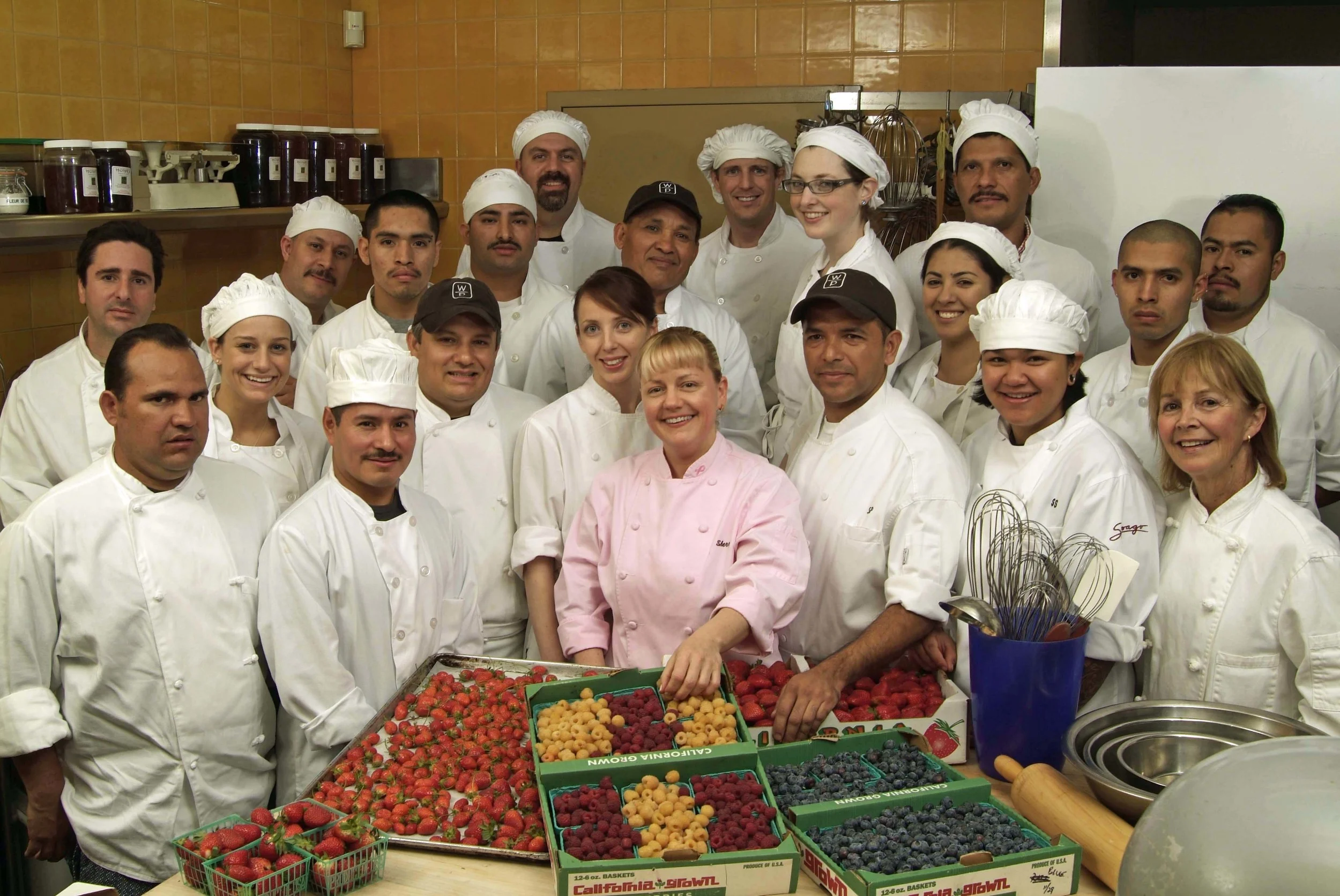 sherry yard and staff at spago.JPG