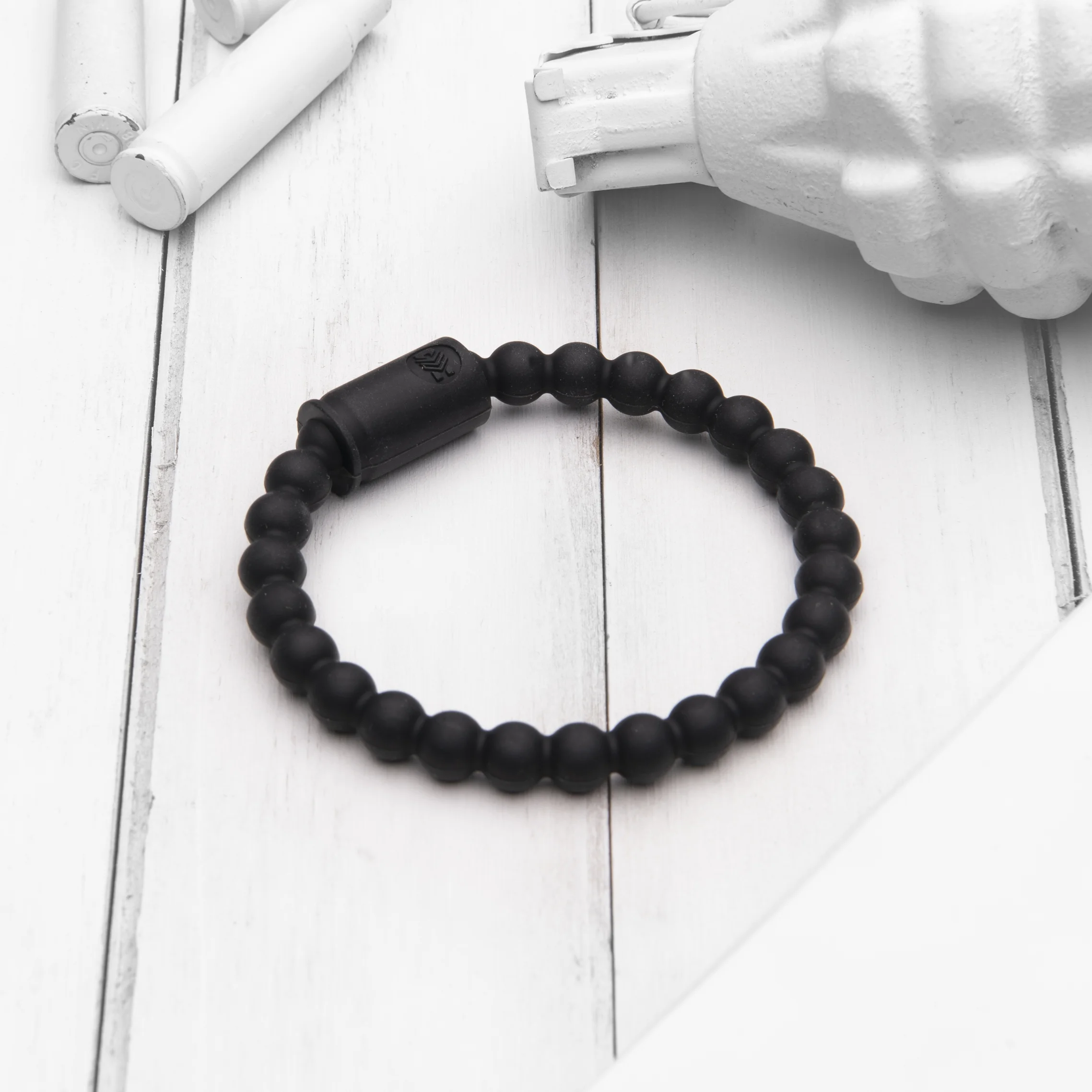 Active Silicone Bullet Warrior Bracelet for men and women