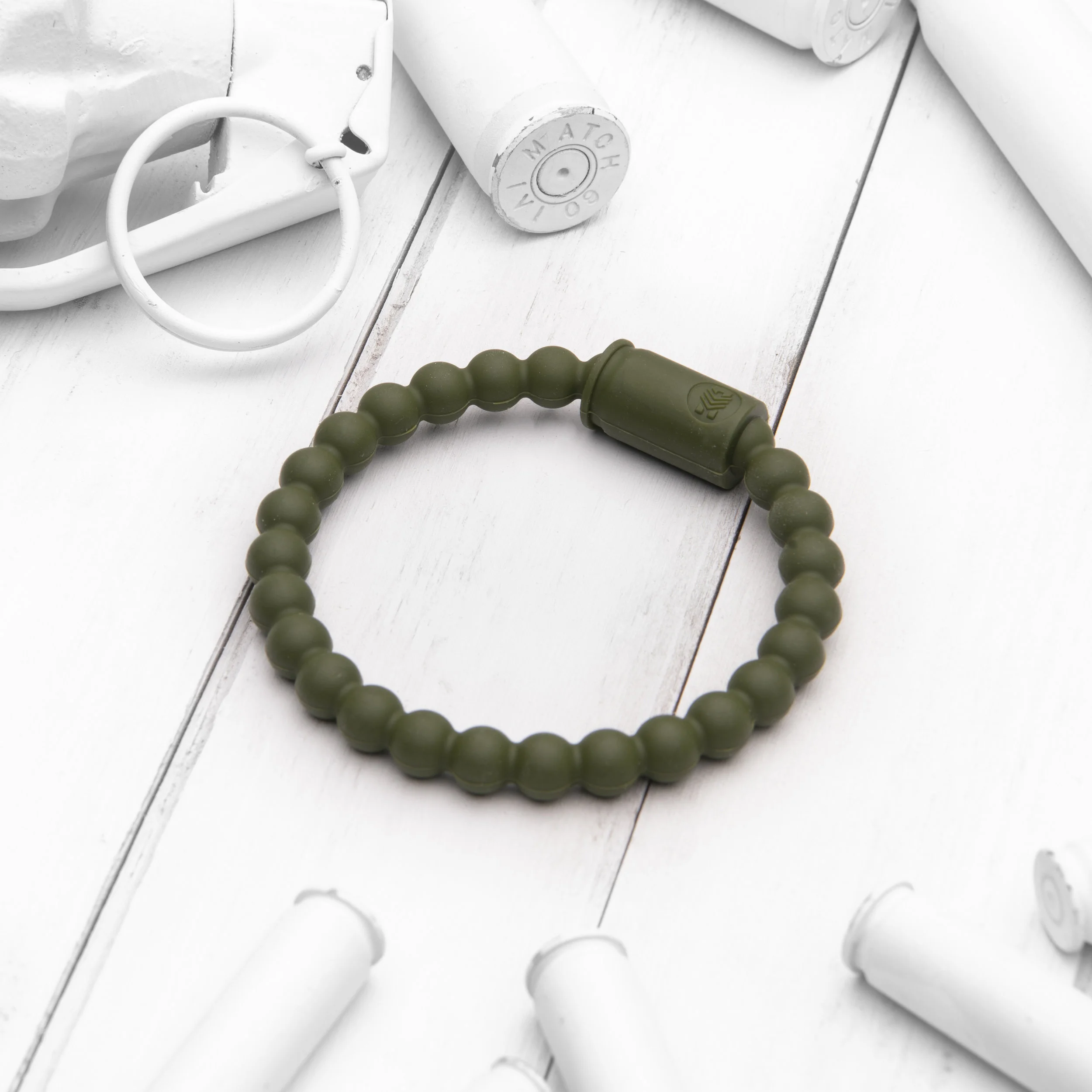 Active Silicone Bullet Warrior Bracelet for men and women