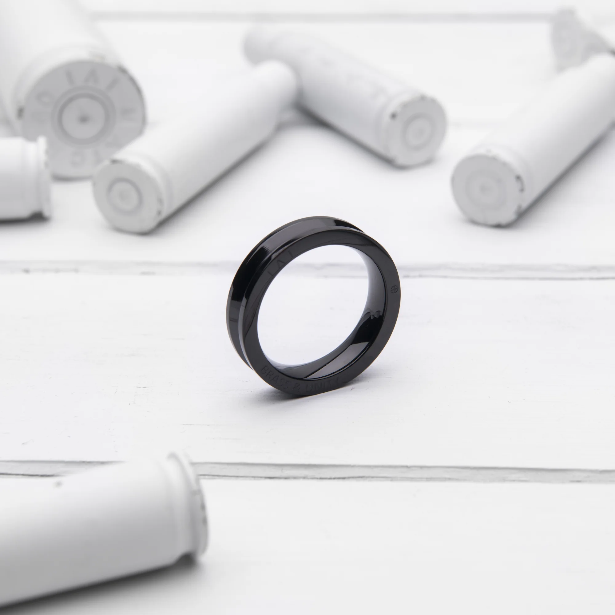 Bullet Unity Black Ring for men and women